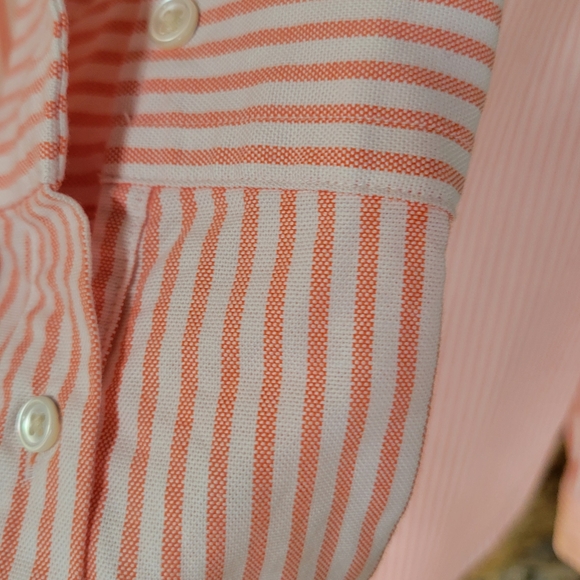 RALPH LAUREN Striped Orange Women's Shirt (Perfect Condition) - Picture 5 of 7